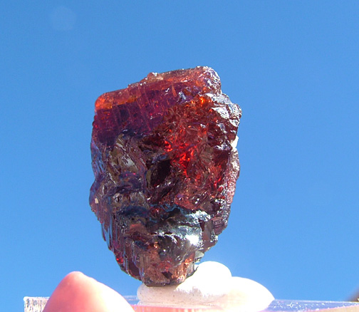 Dark Red Spessartite Garnet Gem Mineral Specimen 80cts